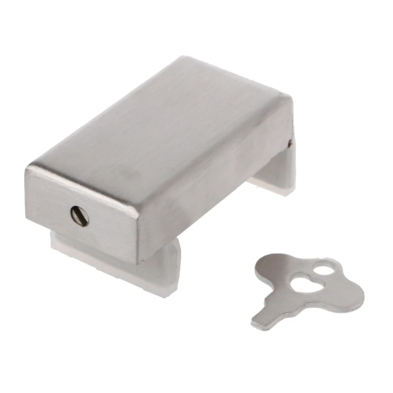 

OOTDTY Door Window Lock Stopper Adjustable Thick Sliding Window Lock Safety Anti-Slip