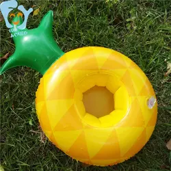 Маленький надувной ананас напиток подстаканник может пиво Floaties бассейна воды забавная игрушка Boia De Piscinas 15 шт./упак