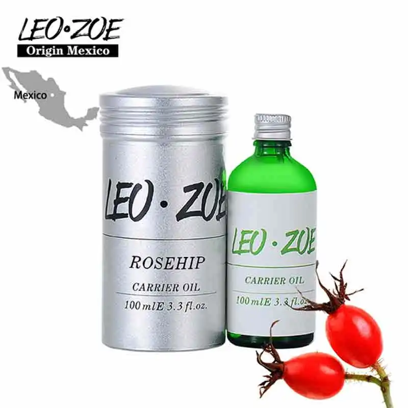 LEOZOE Pure Rosehip Oil Certificate Of Origin Mexico High Quality Carrier Rosehip Essential Oil 100ml Massage Oil leozoe oregano essential oil certificate of origin libya authentication high quality oregano oil 100ml etherische olie