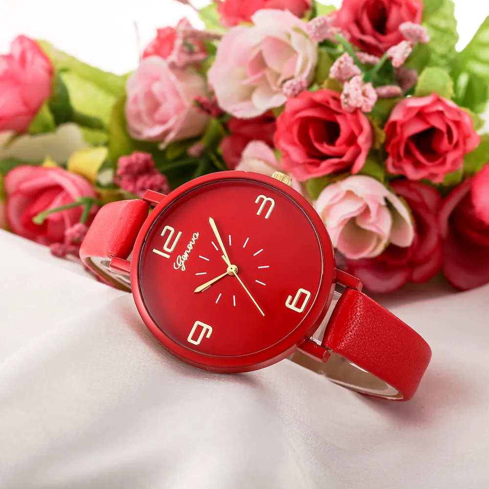 Женские часы Reloj Mujer с кожаным ремешком, повседневные Аналоговые кварцевые наручные часы, женские наручные часы Zegarek Damski Relogio Feminino