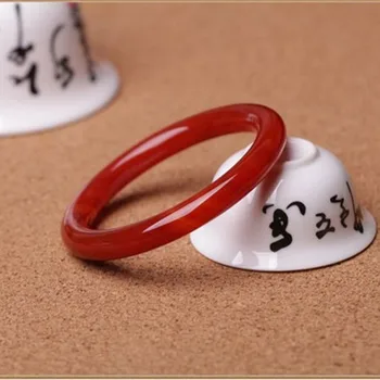 

Genuine Natural White Jade Bracelet Polished in Original Shape Hand bead string free shipping
