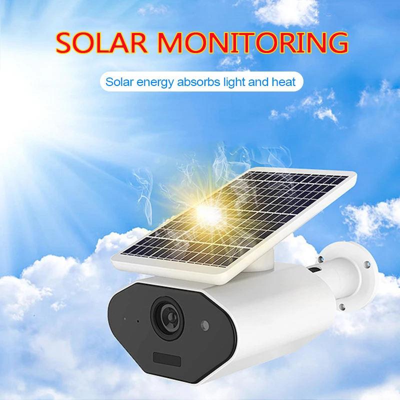 

Waterproof Outdoor Security Camera Solar Battery Powered Wireless IP Camera PIR Alarm Wifi Camera Remote Control
