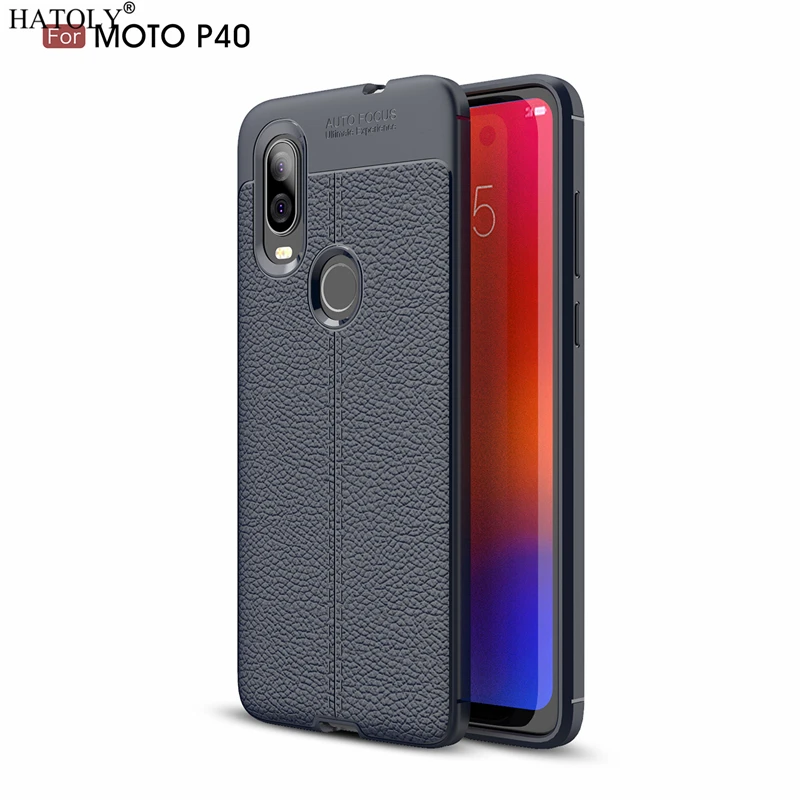 

Case For Motorola Moto One Vision Pattern PU Leather Dirty Resistant Soft TPU Silicone Back Cover Case For Moto One Vision/P40