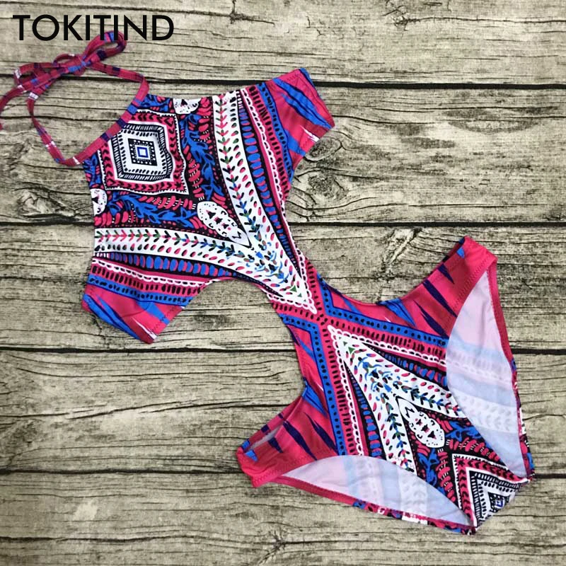 TOKITIND 2017 sexy brazilian monokini swimsuit swimwear women one piece bodysuit swim suit