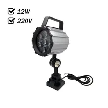 Заводская розетка 12 Вт AC 220 В Светодиодный прожектор рабочий свет водонепроницаемый IP65 ЧПУ Инструменты освещение Refletor светодиодный свет