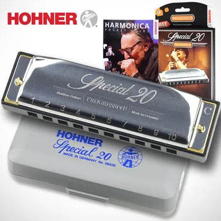 

Germany HOHNER Harmonica 560/20 High Level Play for Beginner Adult Children Polyphonic C Tune 10 Hole Harmonica