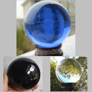 

3pc ASIAN QUARTZ Clear Crystal Ball Sphere 60mm +stand