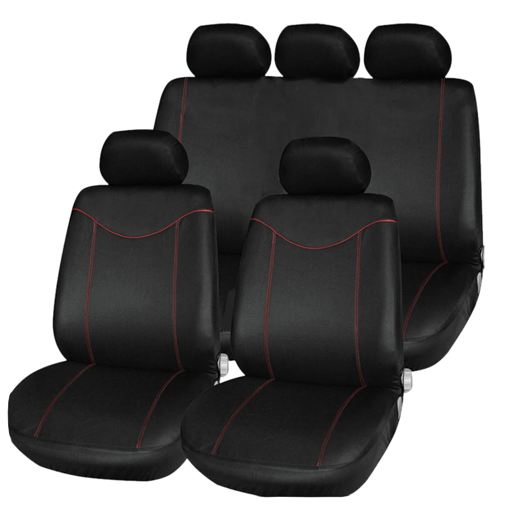 

9 Pcs/set Universal Car Seat Cover Breathe Mesh Cloth Four Seasons Front Back Seat Protector Automobiles Interior Accessories