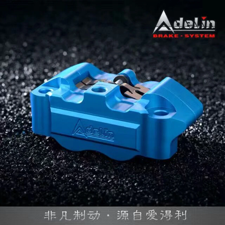 Adelin CNC ADL-4 мотоцикл 25 мм x 4 поршневой тормозной суппорт насос 82 мм крепление для BWS Yamaha скутер изменить