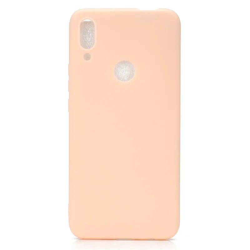 For Huawei P Smart Z Case Silicone Soft TPU Phone Case For Huawei P Smart Z PsmartZ Psmart Z STK-LX1 STK LX1 Back Cover 6.59" - Цвет: Pink