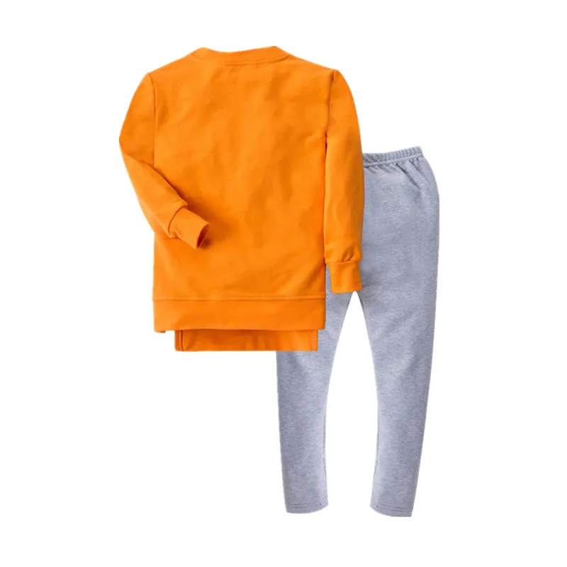 Girls Fox Tshirt Tops Patch Leggings 2PCS Clothes Sets 1-5