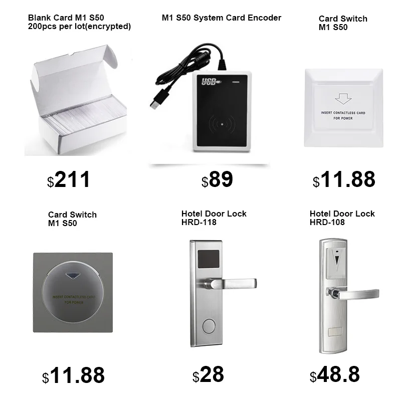 Гостиничная интеллектуальная система блокировки M1 S50 типа PCB сменная система ProUSBHotelCard подходит для большинства моделей