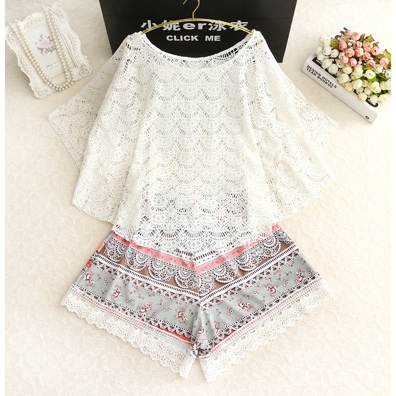 Women Plus Size Printed Bikini with Mesh Tank Top 4 Pieces Swimsuit Bikini Set Padded Push Up Female Big Size Tankini Swimwear Women Plus Size Printed Bikini with Mesh Tank Top 4 Pieces Swimsuit Bikini Set Padded Push Up Female Big Size Tankini Swimwear