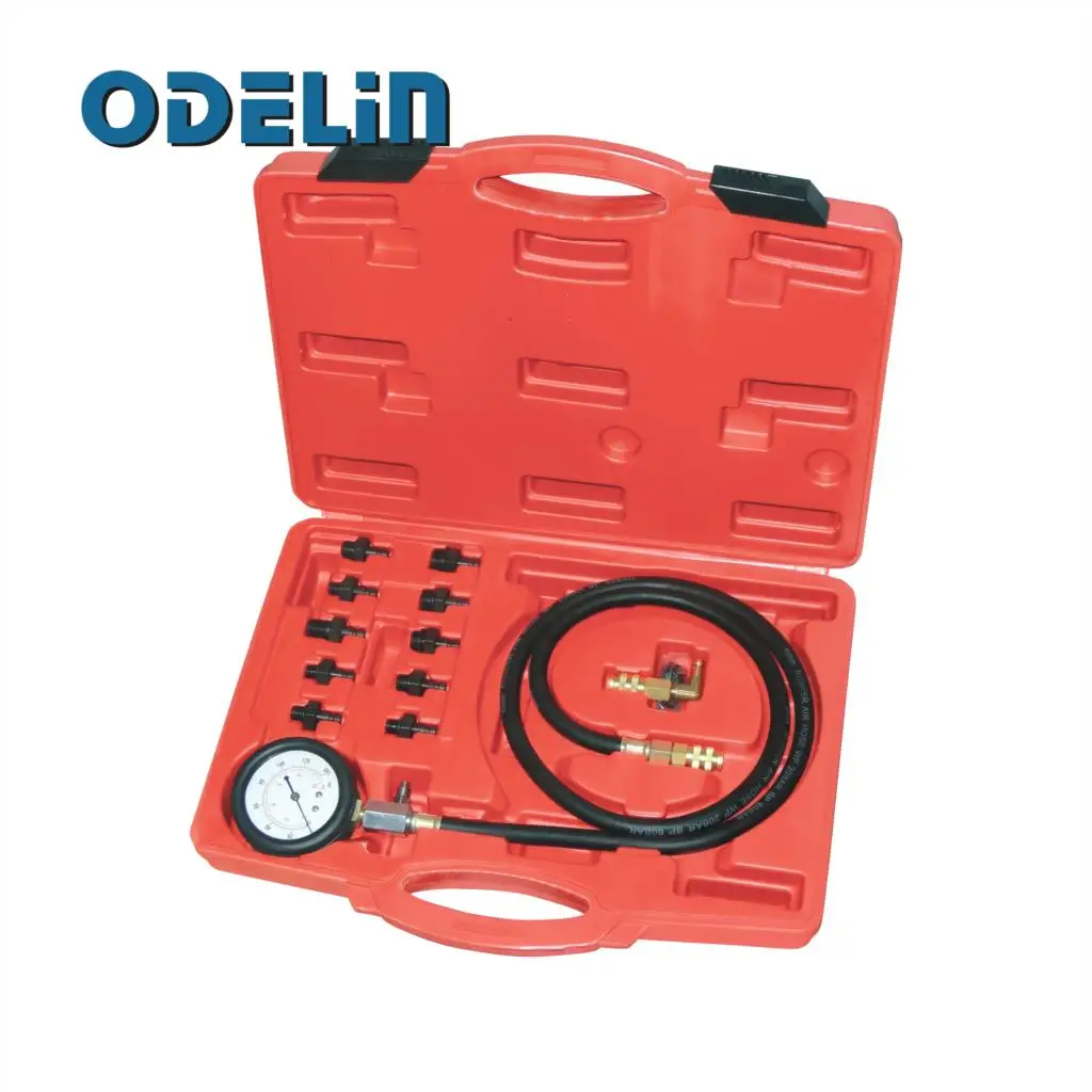 Engine Oil Pressure Test Kit Tester Low Oil Warning Devices Car Garage