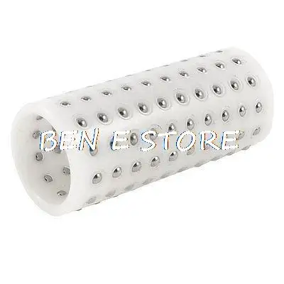 

20mm Inner Dia 26mm x 60mm Plastic Ball Bearing Cage White