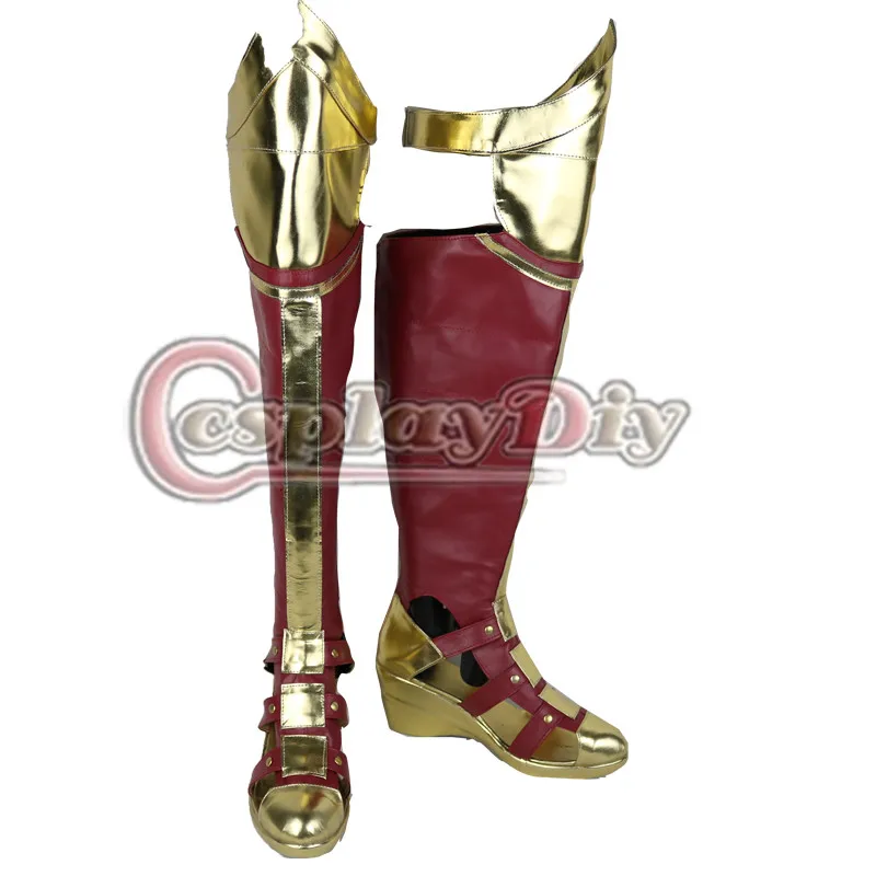 Custom Made Wonder Woman Cosplay Boots - Dawn of Justice League Women Shoes for Cosplaying DIY image 3
