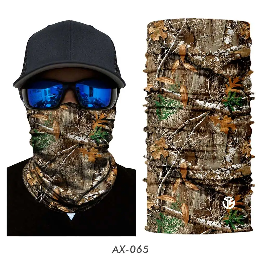 3D Realtree бесшовная бандана для шеи, маска для лица, маска, кольцо, шарфы, военная армия, страйкбол, половина лица, маска, шарф для мужчин и женщин - Цвет: AX-065