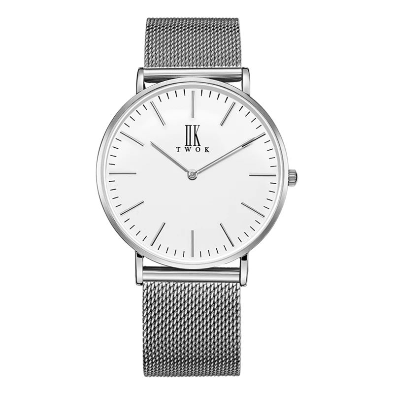 Simple Couple Watch Ultra-Thin Waterproof Quartz Wristwatches Luxury Brand Steel Belt Men's Watches Relogio Sale