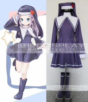 

Hot Anime Haganai Boku wa Tomodachi ga Sukunai Maria Takayama Lolita nun Dress Cosplay Costume Any Size