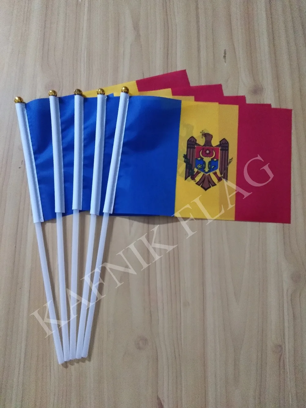 

KAFNIK,5pcs Flag of Moldova 14 * 21CM Free shipping