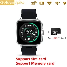 Smart watch Z01 Android 4.4 metel 3G smartwatch 1G RAM 8G ROM 5MP camera heart rate monitor Pedometer WIFI GPS reloj inteligente
