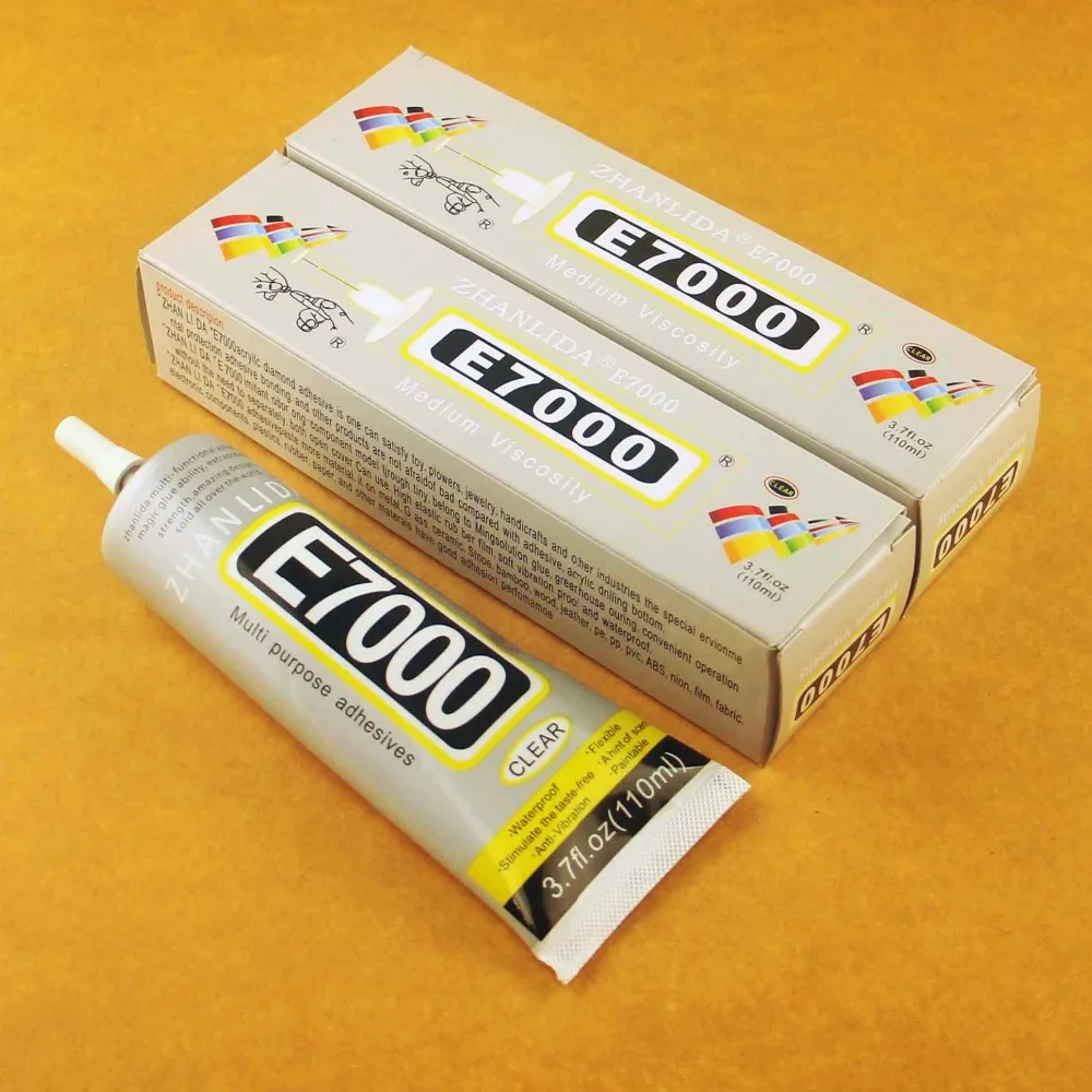 

5 Pcs E7000 Glue 110ml Multi Purpose Epoxy Resin Adhesives Crafts Glass Touch Screen Cell Phone Repair Super glue