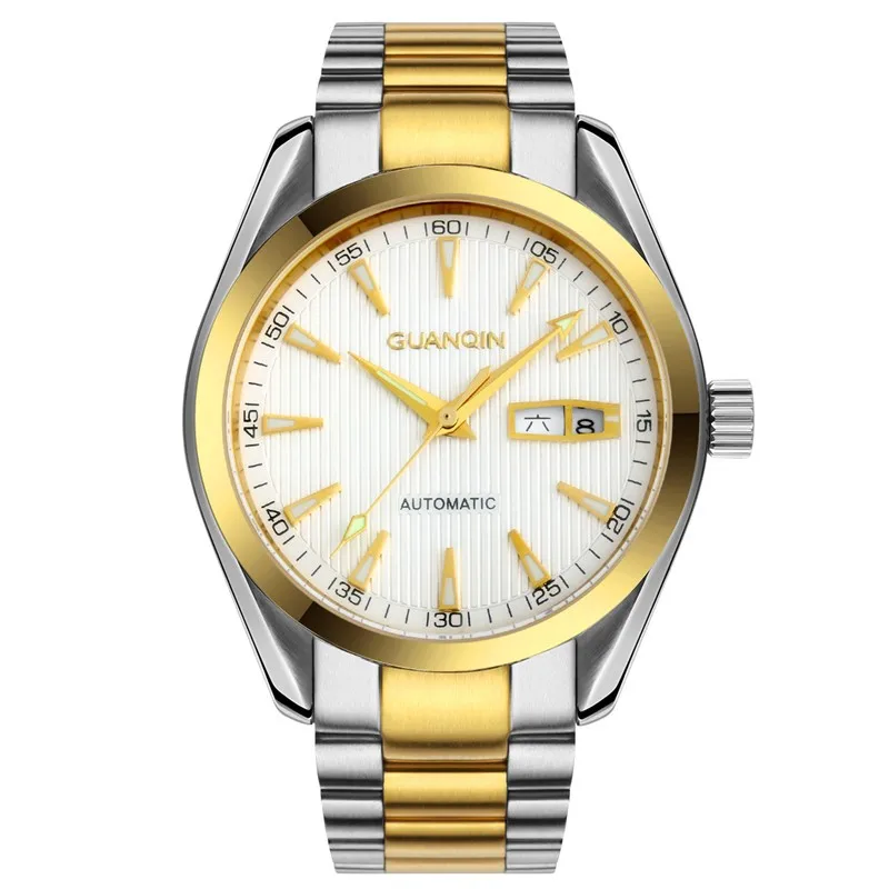 Mens Watches GUANQIN Clock Men Wristwatch Mens Automatic Self-Wind Sapphire Crystal Luminous Waterproof Luxury Mechanical Watch (7)