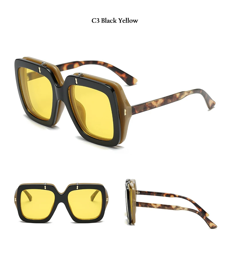 2018 New Square Unisex Sunglasses (11)