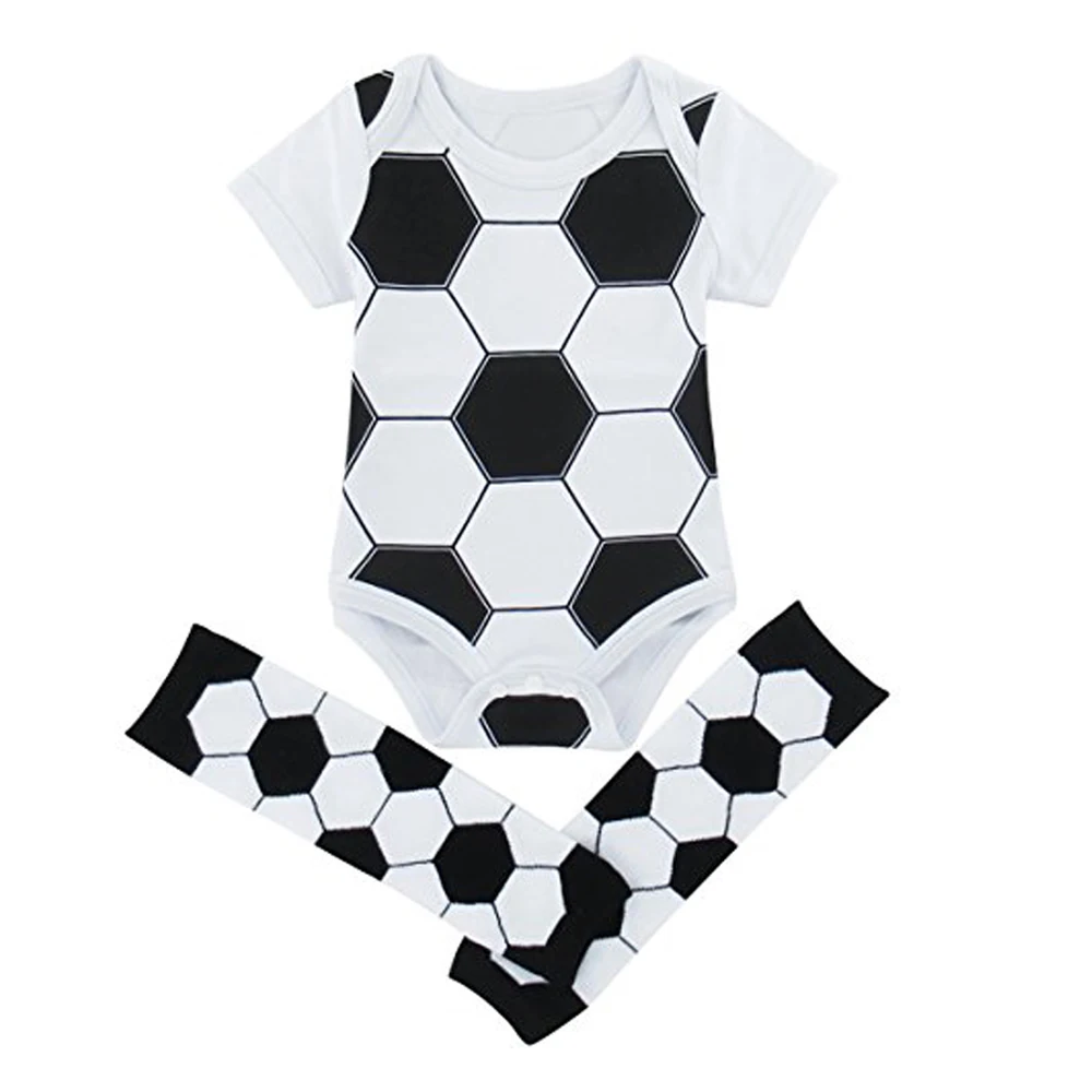 Футбольный костюм-комбинезон для маленьких мальчиков с утеплителем ног, спортивный Спортивный костюм для футбола, Ropa Body Bebe, Одежда для новорожденных