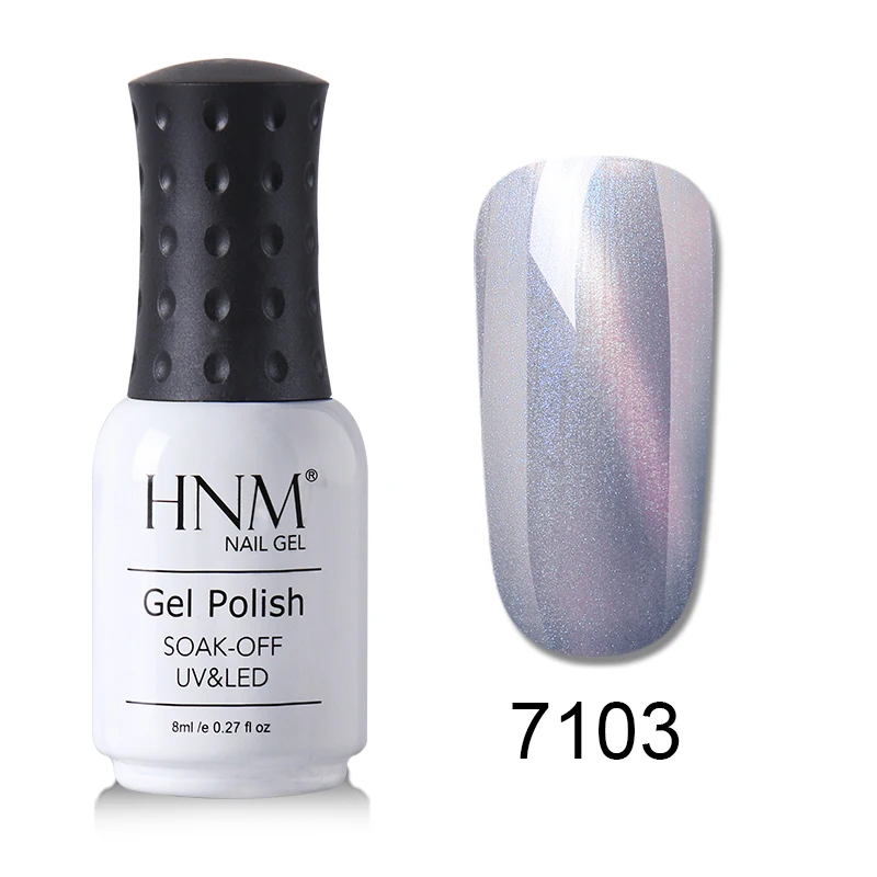 HNM Гель-лак 8 мл тиснение Краска Лак для ногтей Vernis a Ongle Nail Art Nagellak Lucky лак Гибридный лак краска геллак чернила - Цвет: 7103