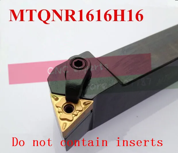 

MTQNR1616H16 16*16*100mm Metal Lathe Cutting Tools,CNC Turning Tool,Lathe Machine Tools, External Turning Tool Type MTQNR/L