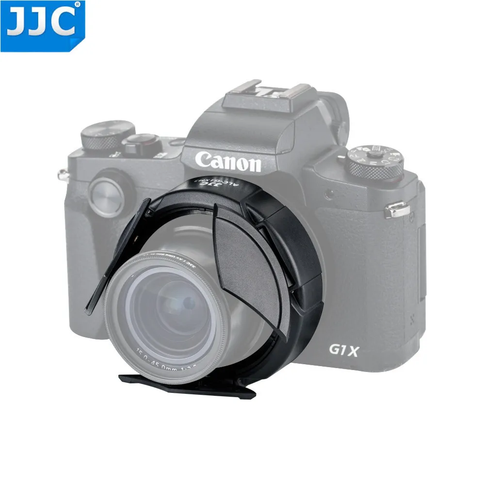 JJC Камера авто крышка объектива для Canon PowerShot G1X Mark III Черный Автоматический протектор объектива самоудерживающийся