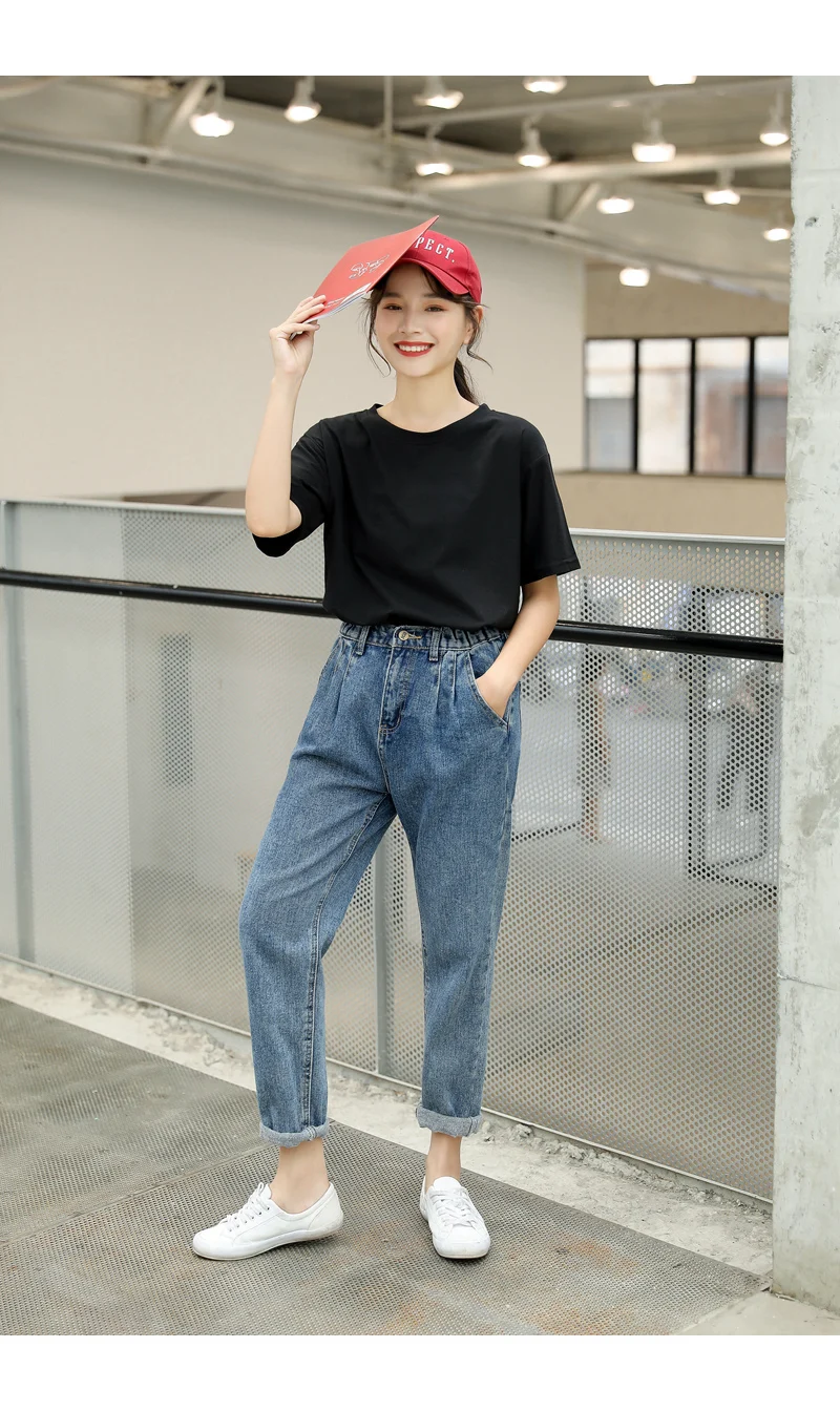 Summer Tops T Shirt Women Cotton Floral Print Short Sleeve Funny Cute Tee T-shirt Femme Harajuku Loose Casual Streetwear Clothes (3)