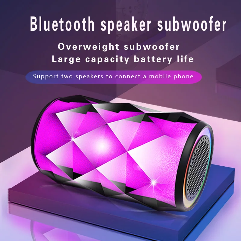 Q5 Bluetooth Динамик s Беспроводной светодиодный сенсорный Управление цветной Ночной