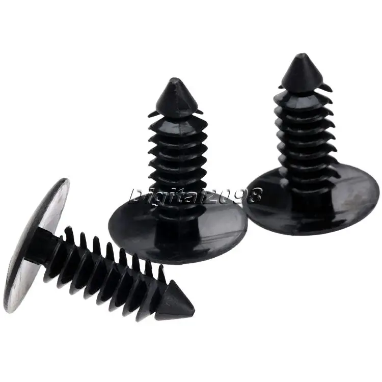 50 stücke 8mm Loch Türniet Push Clip Autos Kunststoffniet Auto Tür Push Clips