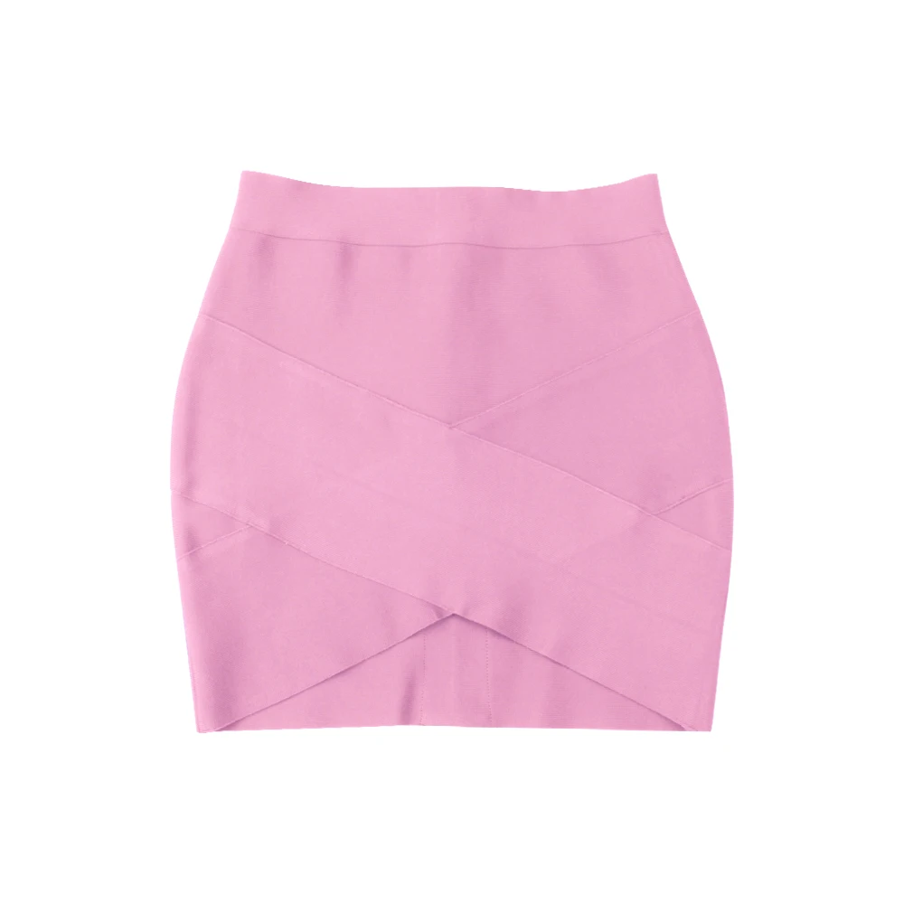 DEIVE TEGER Мини повседневные узкие сексуальные модные женские мини юбки выше колена с v-образным вырезом спереди DHH670