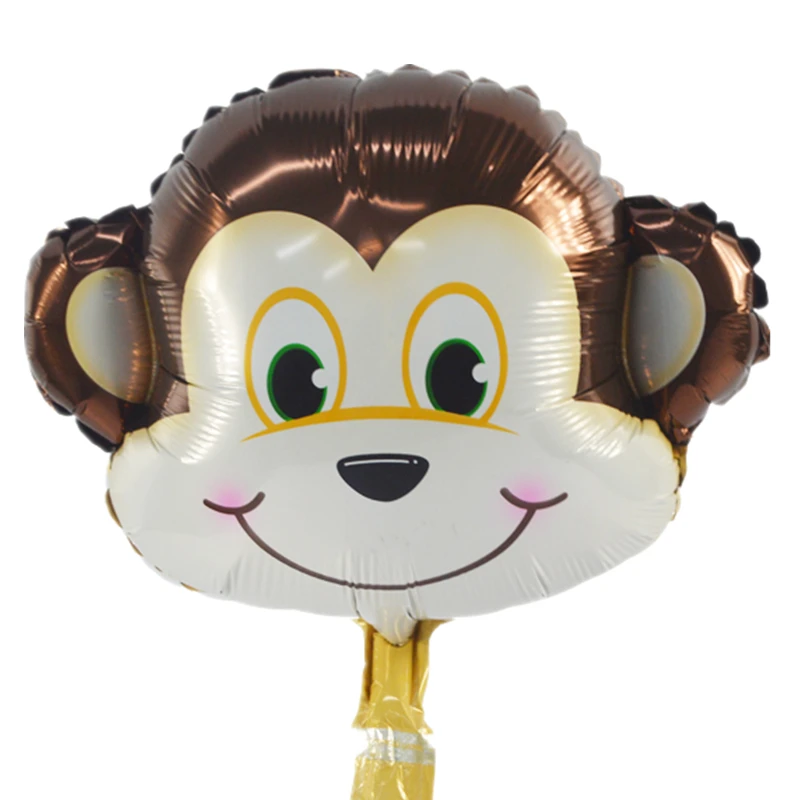 

1pc Mini Smiley Monkey Balloon Cartoon Amnimal Ballon New Year Decoration 2019 Wedding & Engagement Birthday Gifts Kids