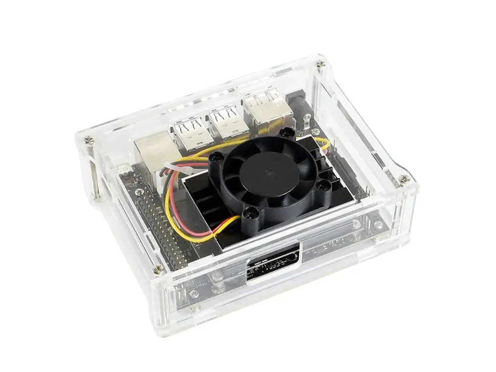 Waveshare акриловый прозрачный/прозрачный чехол(тип А) для Jetson Nano Developer Kit приятный вид пылестойкость