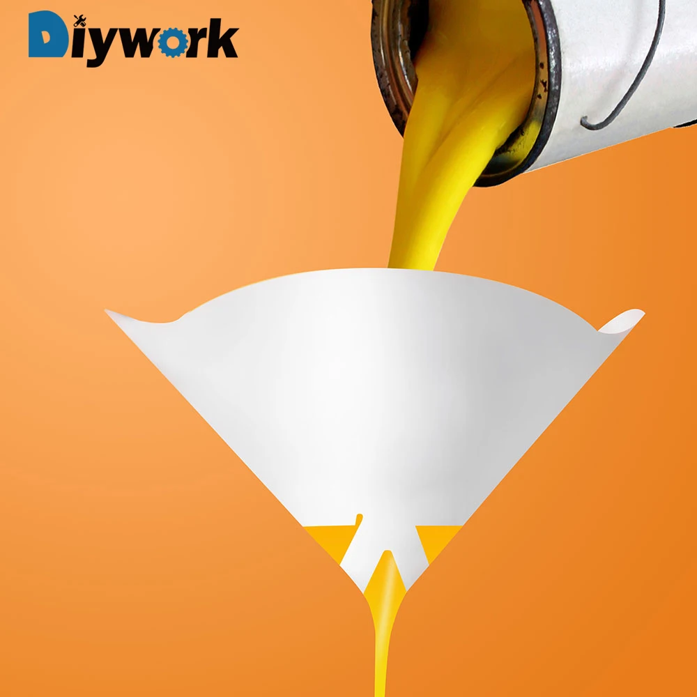 DIYWORK 10 шт./компл., конический сетчатый фильтр, бумажные фильтры очистки краски, часть, инструмент Воронка краски для автомобиля, промышленная фильтрация покрытия|Аксессуары для электроинструментов| | АлиЭкспресс