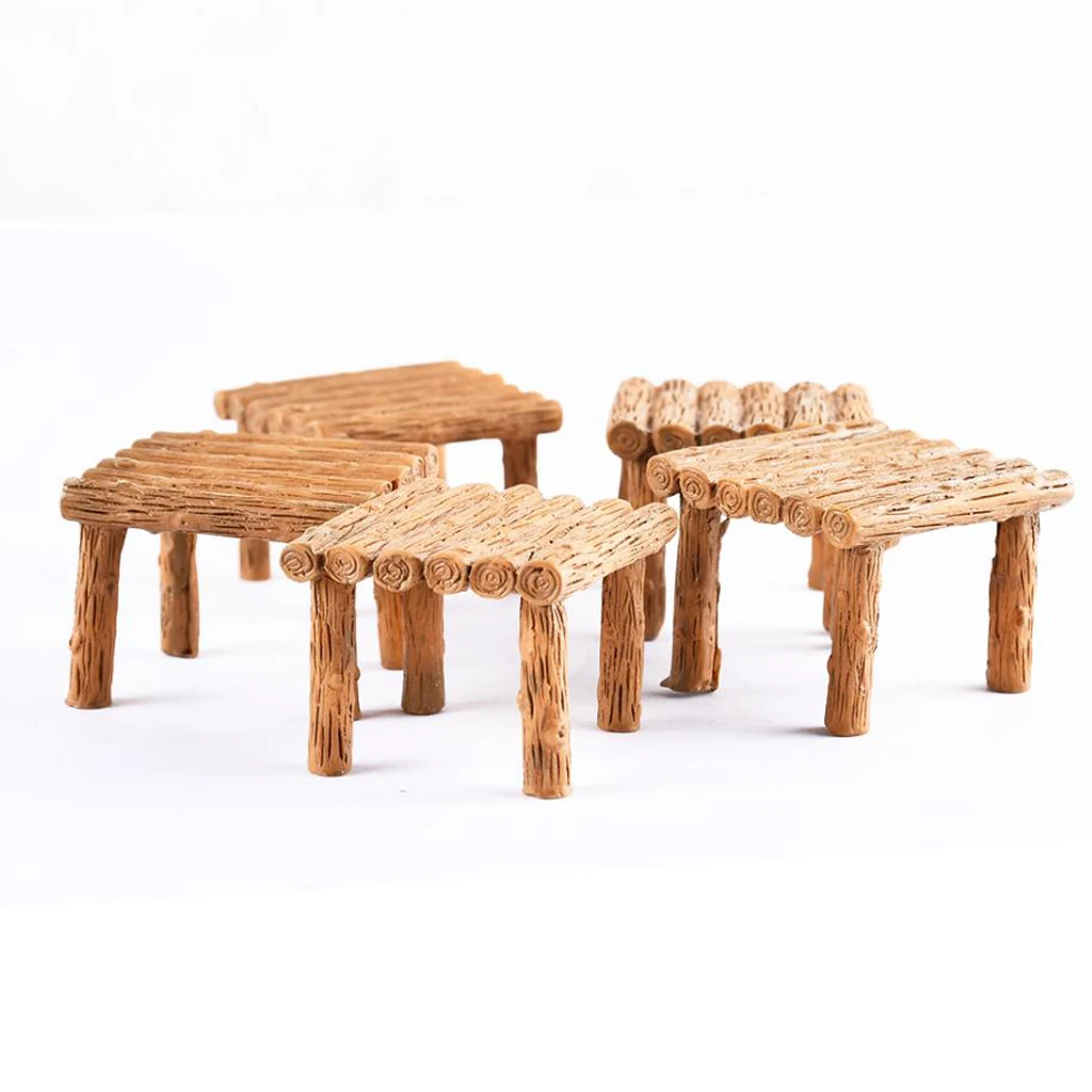 

5Pcs Train Railroad Scenery Diorama Layout Park Table for DIY Sand Table Model Building Kits Architecture Miniature Accessories