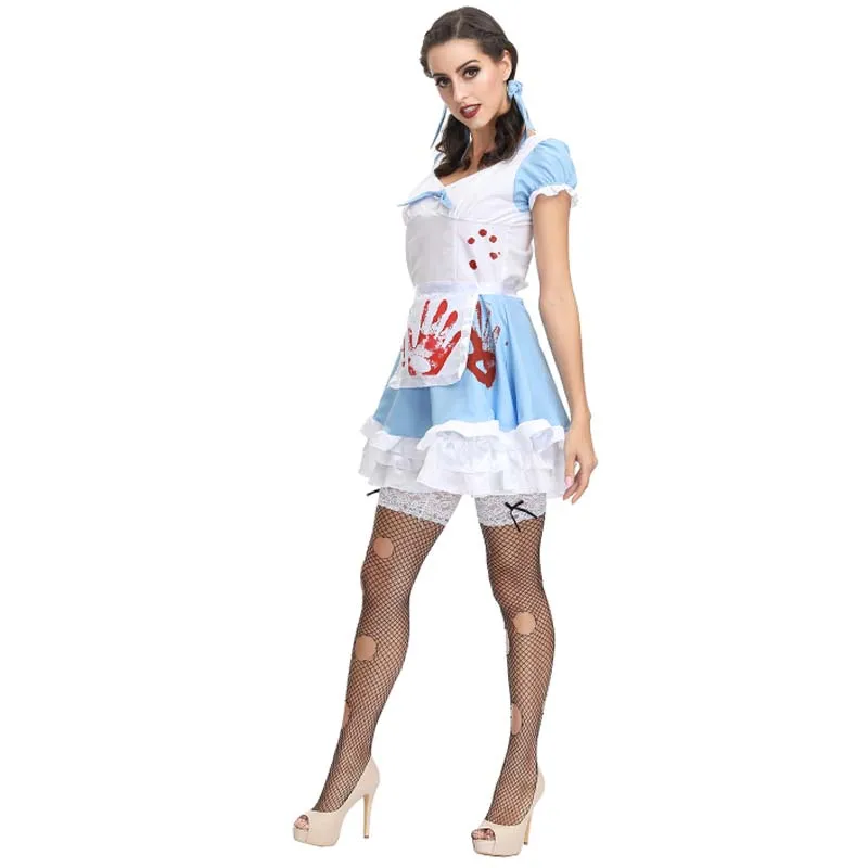 Halloween Pure Maid outfit Sexy Lingerie Cosplay Apron Maid Servant