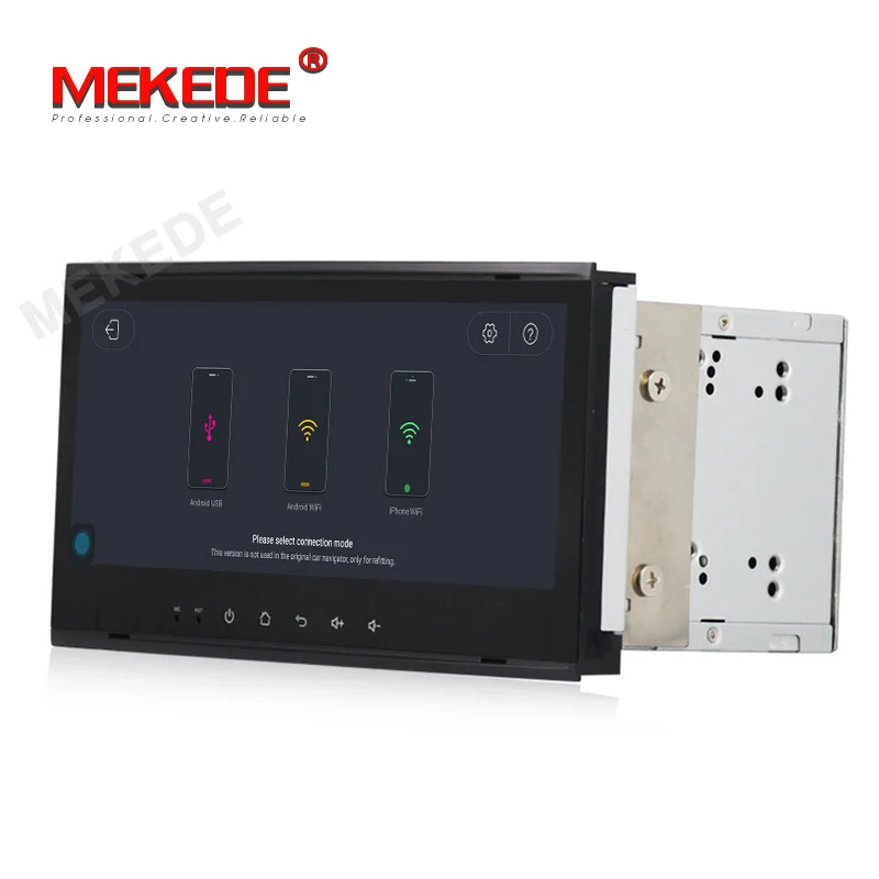 Perfect MEKEDE 8.8"Android 9.1  Car DVD GPS Car multimedia Player For VW Touareg Multivan T5 (2002-2010) Car Radio GPS Navigation NO DVD 1