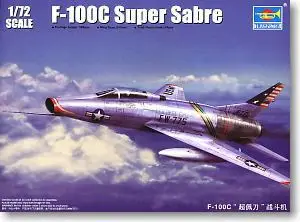 Trumpeter 1/72 scale model 01648 F-100C Super Saber Fighter | Игрушки и хобби