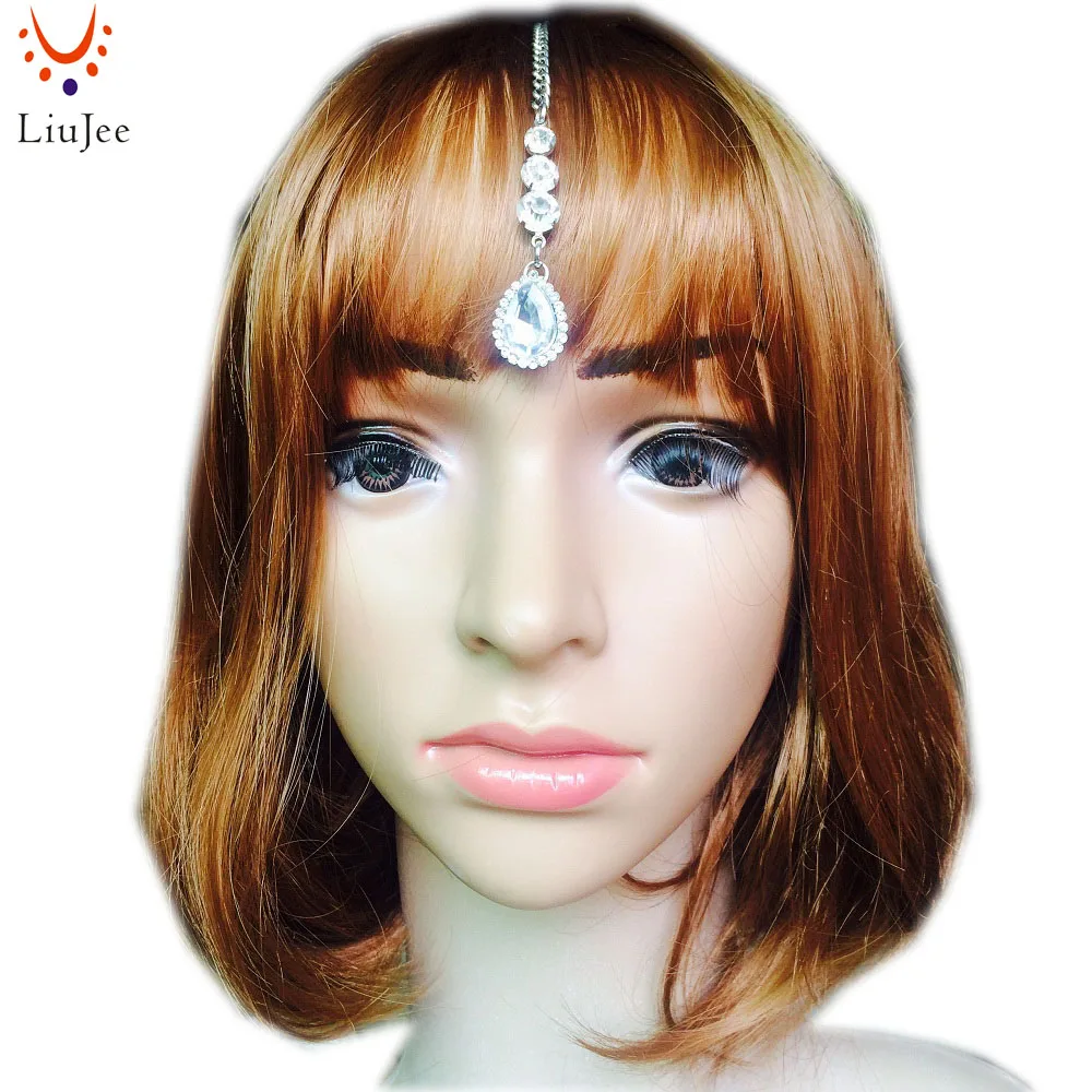 LiuJee KD076 Tikka/Maang Tikka/Indian India Matha Tika Jewelry/Head