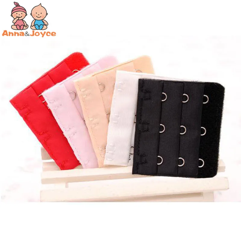 

3Pcs Women Bra Extension Strap Bra Extender Buckle 3 Hooks 3 Rows Bra Extenders Strap Women Bra Accessories