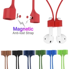 Модные наушники анти-потеря ремень Магнитная Петля Веревка кабель Airpods магнит ремень аксессуары для Apple AirPods