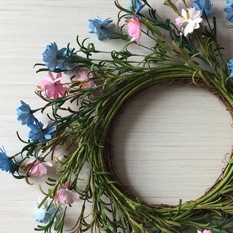 

Artificial Daisy Flower Wreath Door Artificial Garland For Wedding Party Garland Hanging Wall Decor Decoration Home Party Decor