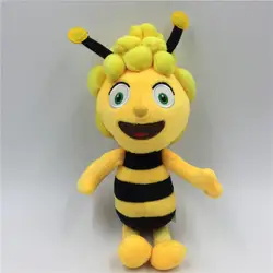 Майя пчела милые плюшевые Juguetes дети подарок мини-мягкая игрушка, пчелы 24 см bonecas оригинальный плюшевые куклы для подарок для девочек