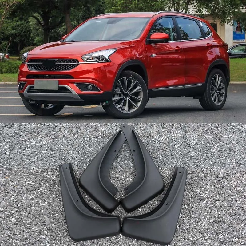 

Mudguard For TIGGO7 7 CHERY 2016 17 2018 Fender mud flaps Car styling Set soft Plastic Splash Guards Accessories special fender