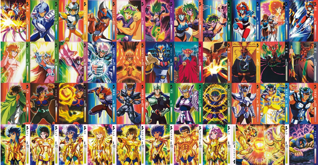 

45pcs/set Saint Seiya Childhood Memories Toys Hobbies Hobby Collectibles Game Collection Anime Cards